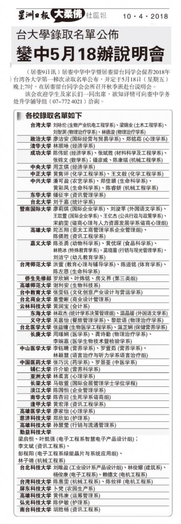 Taiwan2018